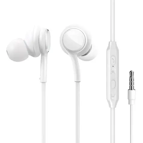 Joyroom JR-EW02 weiß / In-Ear-Kopfhörer / Mikrofon / 1,2 m / 3,5 mm Klinke