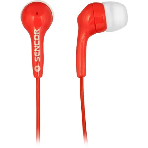 Sencor SEP 120 rot / Kopfhörer / 3,5-mm-Klinke / 1,2 m 