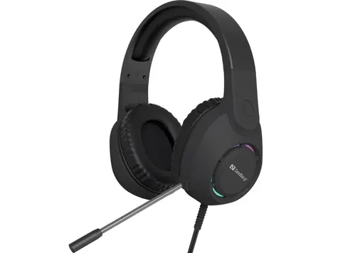 Sandberg BossBlaster schwarz / Gaming-Headset mit Mikrofon / USB-A / LED-Beleuchtung