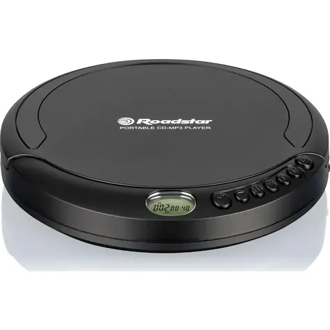 ROADSTAR PCD-498N MP/BK schwarz / Tragbarer CD-Player / MP3 / 3,5 mm / CD&CD-R&CD-RW 