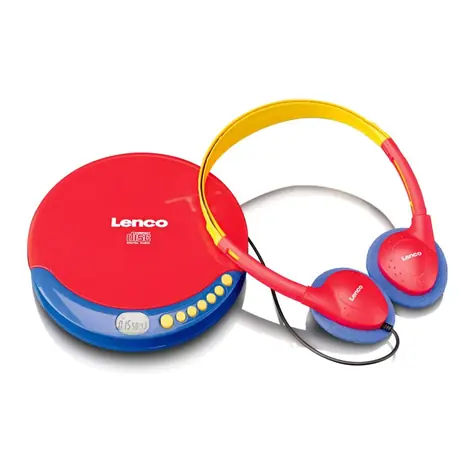 LENCO CD021KIDS / Tragbarer CD-Player / CD & CD- R & CD-RW / 3,5 mm