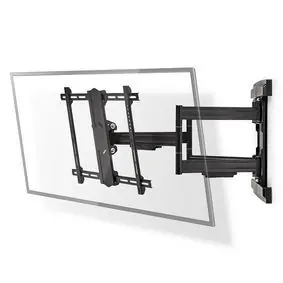 Nedis Full Motion TV-Wandhalterung / 37 - 80 Zoll / Maximal unterstütztes Bildschirmgewicht: 70 kg / Neigbar / Schwenkbar 