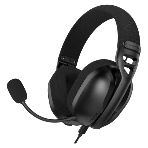 Hator ESH10 Hyperpunk 3 USB schwarz / Gaming-Kopfhörer mit Mikrofon / Hi-Res / 10-44000Hz / USB-A/USB-C / 1,3m