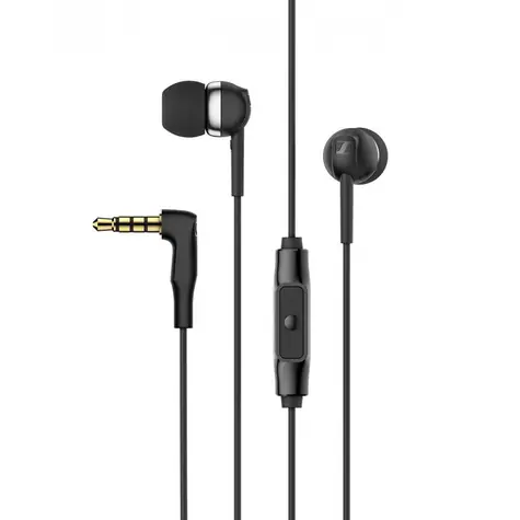 Sennheiser CX 80S schwarz / Kopfhörer mit Mikrofon / 3,5 mm Klinke / 1,2 m