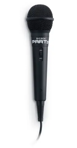 BigBen PARTYMIC Kabelmikrofon 4 m / 6,3 mm Klinke