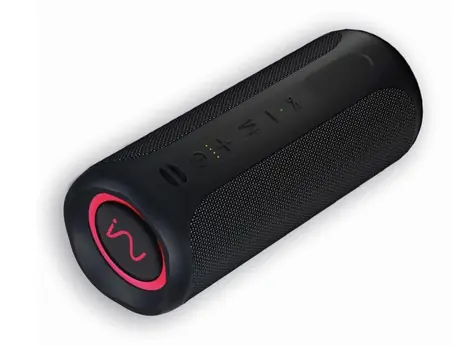 Intezze VERTICAL VIBE schwarz / Kabelloser Lautsprecher / 35W / Bluetooth 5.3 / AUX / USB-A / IP67 / 5000 mAh