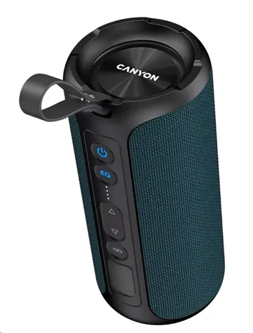 Canyon CNE-CBTSP15BK blau / kabelloser Lautsprecher / 40W / BT 5.0 / SD / AUX / IPX6 / RGB