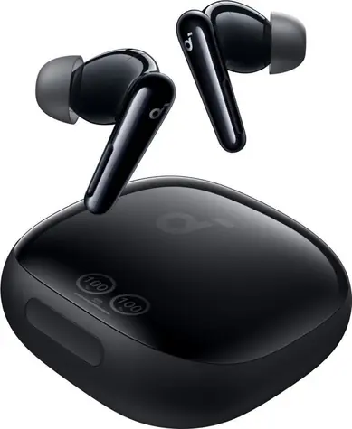 Anker Soundcore Liberty 4 Pro schwarz glänzend / Kabellose Kopfhörer / Mikrofon / BT 5.3 / IPX5