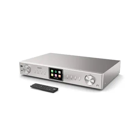 Majority Fitzwilliam 2 Silber / DAB+ / Bluetooth / USB / FM / Internet