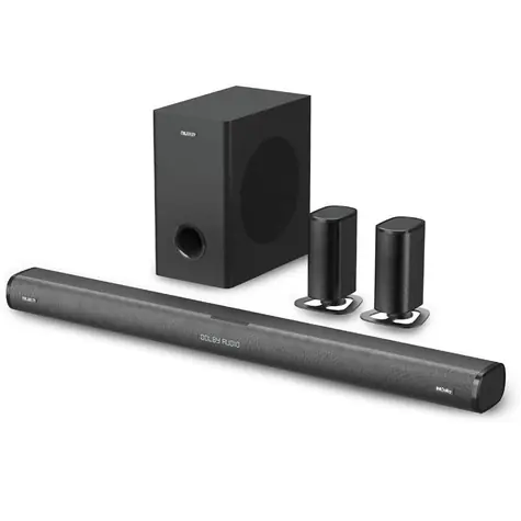 Majority Everest schwarz / 5.1-Kanal-System / 300W / HDM / Bluetooth / USB / AUX
