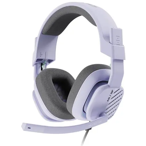Logitech G Astro A10 PC-Gaming-Headset, lila, mit Mikrofon, 3,5-mm-Klinkenstecker, 2,0 m Kabel