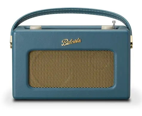 Roberts Radio Revival iStream3L Türkisblau / Tragbares Radio / DAB+ und FM / USB / Bluetooth + WLAN / LCD-Display / 3,5-mm-Klinkenanschluss 