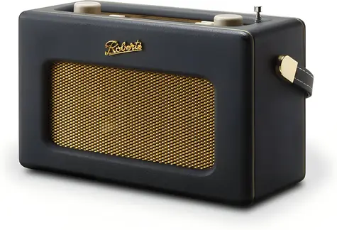 Roberts Radio Revival iStream3L Schwarz / Tragbares Radio / DAB+ und UKW / USB / BT + WLAN / LCD-Display / 3,5 mm 