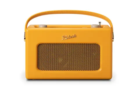 Roberts Radio Revival iStream3L Sonnengelb / Tragbares Radio / DAB+ und FM / USB / Bluetooth + WLAN / LCD-Display / 3,5-mm-Klinkenanschluss 