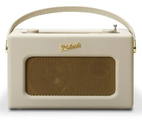 Roberts Radio Revival iStream3L Pastellcreme / Tragbares Radio / DAB+ und UKW / USB / BT + WLAN / LCD-Display / 3,5 mm 