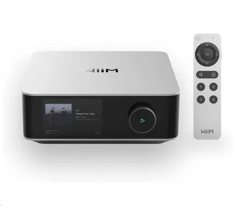 WiiM Amp Ultra Silber / Streaming-Verstärker / 100 W/Kanal / RCA / HDMI / BT / optischer Eingang