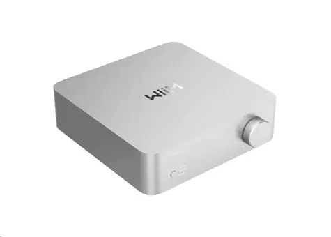 WiiM Vibelink Verstärker silber / Verstärker / 100 W/Kanal / RCA / Koaxial / optischer Eingang