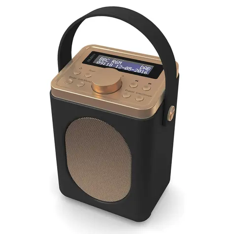 Majority Little Shelford schwarz / Tragbares Radio / 4X AA / DAB+ / FM 