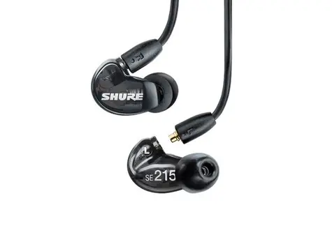 Ausgepackt - Shure AONIC 215 schwarz / In-Ear-Kopfhörer / Studio / 3,5 mm / Kabel 1,27 m / ausgepackt
