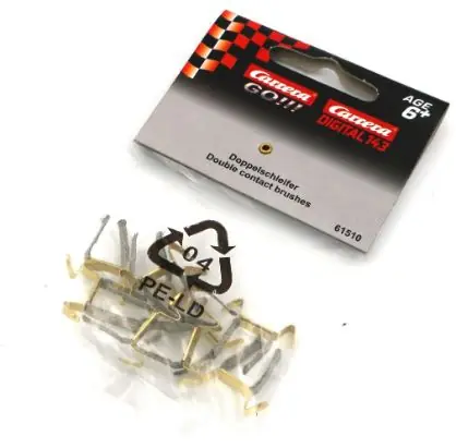Carrera 61510 GO | D143 - Doppelkontaktbürsten (10 Stück)