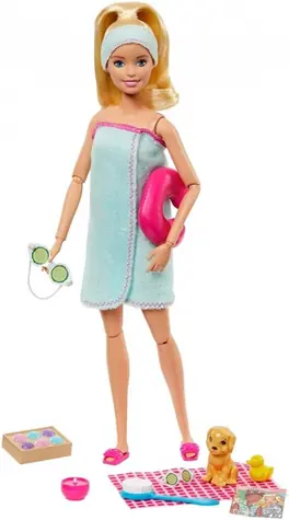Mattel GJG55 Barbie Wellness - Spielset mit Puppe / ab 3 Jahren