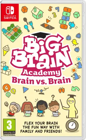 Switch Big Brain Academy: Brain vs Brain / Sozial / Englisch / ab 3 Jahren / Spiel für Nintendo Switch
