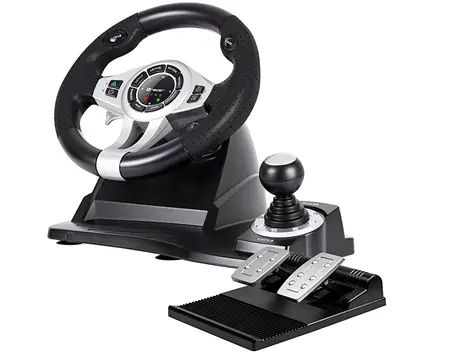 Tracer TRAJOY46524 Gaming-Controller Schwarz / Lenkrad- und Pedal-Set für PC oder Xbox One