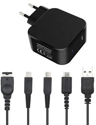 Ready 2 Gaming Universeller USB-AC-Adapter für GBA & DS und Nintendo Switch