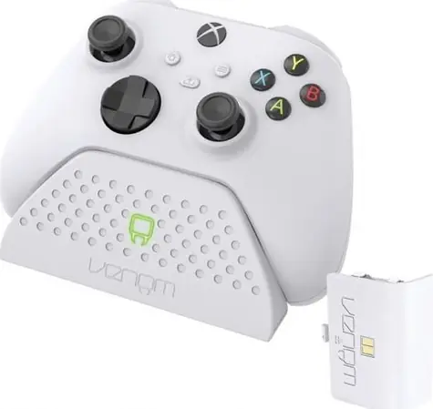 Venom VS2870 weiß / Dockingstation für Xbox S/X/One Controller / 850mAh Akku