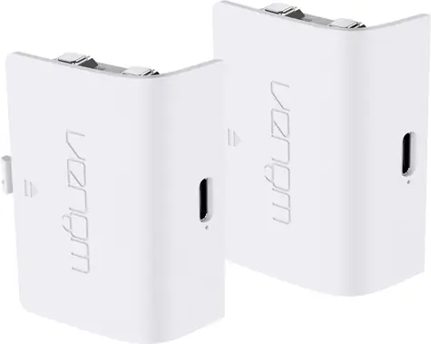 Venom VS2872 2 Stück weiß / Akku für Xbox S/X/One Controller / 2x 850 mAh
