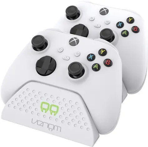 Venom VS2871 weiß / Dockingstation für Xbox S/X/One Controller / 2x Batterien