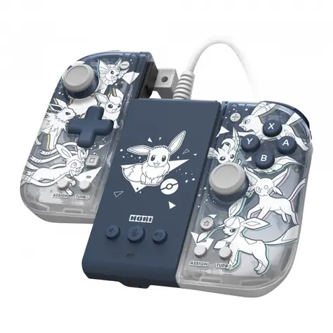 HORI Switch Split Pad Pro Attach Set Eevee Evolutions / Gamecontroller für Nintendo Switch