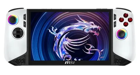 MSI Claw 8 AI+ A2VM-096CZ weiß / 8" FHD+ / Intel Core Ultra 7 258V / 32 GB RAM / 2 TB SSD / Intel Arc / W11H 
