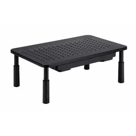 Gembird Monitorständer mit Schublade MS-TABLE-D-01 / verstellbar / schwarz