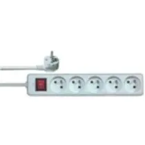 Solight Verlängerungskabel 5 Steckdosen / SOLID / Schalter / Länge 3 m