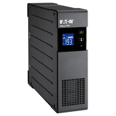 EATON Ellipse PRO 650 FR / USV 650VA / 400 W / 4 Steckdosen (3 gesichert) / LCD