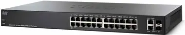 Cisco SG220-26P-K9-EU / 26- Port 10/100/1000 / PoE / 2x SFP-Kombination