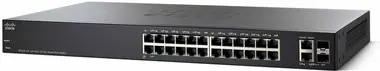 Cisco SF220-24-K9-EU / 24x RJ-45 100M / 2x Gigabit Combo SFP