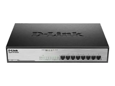 D-Link DGS-1008MP / Switch / 8- Port 10/100/1000 Mbit/s / 8x PoE+