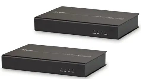 Aten Extender PC-Konsole DVI / USB 3-Port-Hub / bis zu 1920 x 1200 Punkte / 100 m