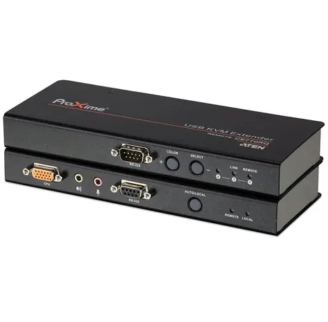 Aten USB Extender für PC-Konsolen / USB + serieller RS232- Port + Audio