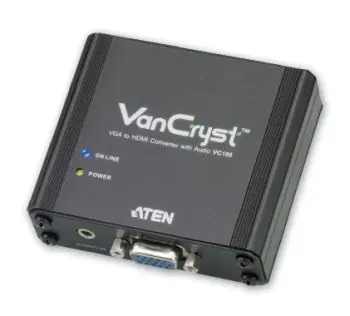 Aten VGA-zu-HDMI-Schnittstellenkonverter mit Audio bis zu 1080P (VC-180) / Stereo