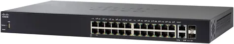 Cisco SF250-24P / Switch / 24x RJ-45 10/100 / 2x Combo Gbit/s / 2x SFP / QoS / VLAN