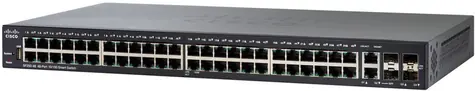 Cisco SF250-48 / Switch / 4X 10-100 RJ-45 / 2x Combo Gbit / 2x SFP / USB / QoS / VLAN
