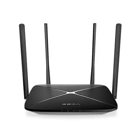 Mercusys AC12 schwarz / Router / AC1200 / 1x WAN / 4X LAN