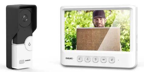 Evolveo DoorPhone IK06 / Video-Türsprechanlage mit Speicher / Farbdisplay