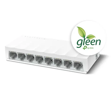 TP-LINK LS1008 weiß / Switch / 10|100Mbps / 8x LAN