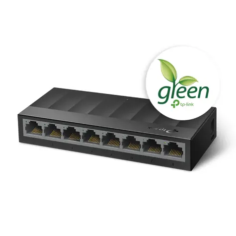 TP-LINK LS1008G schwarz / Switch / 10|100|1000Mbps / 8x LAN