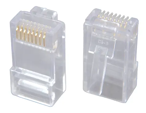 Solarix -Stecker RJ45 CAT5E für Kabel - 1 Stück / ungeschirmt / ungefaltet