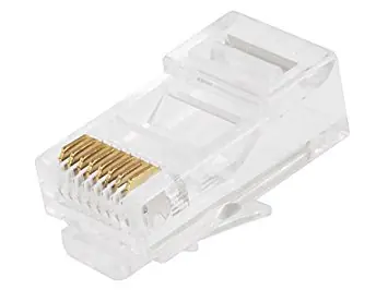 Solarix -Stecker RJ45 CAT6 für Kabel - 1 Stück / ungeschirmt / gefaltet